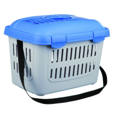 Trixie Szállító Box Midi-Capri 44x33x32cm Kék/Szürke szállítóbox, fekhely kutyáknak