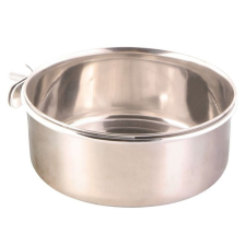 Trixie Tál Fém, Csavaros Tartóval 300ml/9cm etető, itató madaraknak