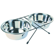 Trixie Tál Szett Fém Állványon 1.8L/20cm - TRX24833 kutyatál