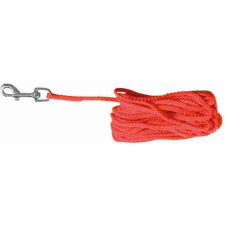 Trixie Tracking Leash - Követőpóráz erős nylon anyagból (10 m hosszú; ø 5 mm; Piros) nyakörv, póráz, hám kutyáknak
