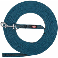 Trixie Tracking Leash, rubberized - nyomkövető póráz, gumírozott, S-M: 10m/15mm, benzin nyakörv, póráz, hám kutyáknak