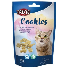 Trixie Trixie Cookies - jutalomfalat (lazac,macskamenta) macskák részére (50g) jutalomfalat kutyáknak