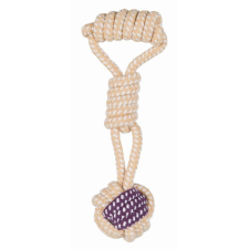 Trixie Trixie Játék labda kötélből fogóval 6cm/23cm kutyafelszerelés