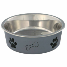 Trixie Trixie Tál Fém Műanyaggal Bevont Tappancs Mintás 0,8l/17cm kutyatál