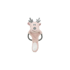 Trixie Xmas reindeer with rope-Xmas játék Plüss szarvas, kötélen, 47cm játék kutyáknak