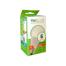 TRIXLINE LED izzó gömb 6W-A60-E27-4200K-552lm - SEMLEGES fehér izzó