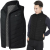 Trizand Fűthető fekete unisex mellény (M)