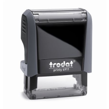 TRODAT Bélyegzõ, TRODAT "Printy 4911", fekete ház, kék párnával bélyegző
