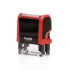 TRODAT Bélyegzõ, TRODAT "Printy 4912", piros ház, fekete párnával