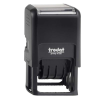 TRODAT Bélyegző dátum + szöveg TRODAT 4.0 4750 UNG fekete párnával