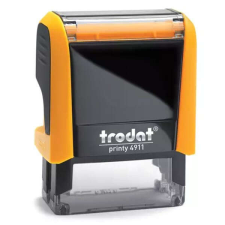 TRODAT Bélyegző TRODAT Printy 4.0 4911 neon-narancs ház kék párna bélyegző