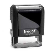 TRODAT Bélyegző, TRODAT &quot;Printy 4911&quot;, fekete ház, fekete párnával bélyegző