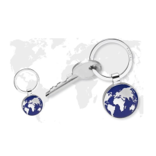 Troika Around the world kulcstartó - Kék (KR7-52/CH) kulcstartó