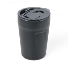 Troika Termoszbögre, 300 ml, rozsdamentes acél, TROIKA Cup-uccino, fekete (TROCUP30BK) bögrék, csészék