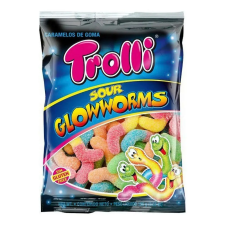 Trolli gluténmentes Savanyú giliszta gumicukor 100 g reform élelmiszer