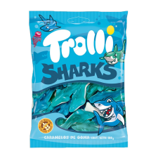 Trolli Trolli cápa 100 g (8x12) csokoládé és édesség