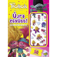Trollok - Újra együtt! - Színezőkönyv 50 pufi matricával egyéb könyv