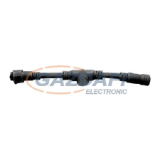 Tronix 010-023 rugalmas T elosztó, fekete, IP44 kültéri izzósor
