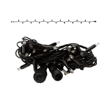 Tronix 018-501 PS36 IP44 fekete LED fényfüzér 3m 30LED 3000K WW kültéri világítás