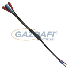 Tronix 535-005 2 ágú elosztó, fekete, IP44, (5 db) kültéri izzósor