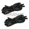 Tronix 535-025 hosszabbító kábel, 4m, fekete, IP44, (2db)
