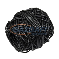 Tronix 535-090 rugalmas kötőcső, 50 m, fekete, IP44 kültéri izzósor