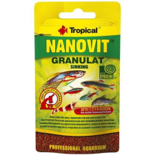 Tropical Nanovit Granulat 10g granulált haltáp apró akváriumi halaknak haleledel