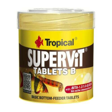 Tropical Supervit Tablets B 50ml/36g 200db haltáp süllyedő tabletta formájában haleledel