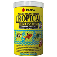 Tropical Tropical Granulat 1000ml/500g magas fehérje tartalmú táp akváriumi halaknak haleledel