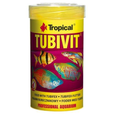 Tropical Tubivit 100ml/20g magas fehérje tartalmú táp mindenevő és húsevő halaknak haleledel