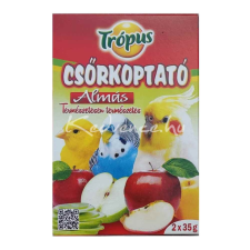 ,TRÓPUS, Trópus Csőrkoptató Almás 2x35g vitamin madaraknak