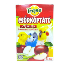 ,TRÓPUS, Trópus | Csőrkoptató - ízesített (alma) díszmadarak részére - 2x35g madáreledel