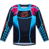 TROY LEE DESIGNS GP Pro gyerek mez - Framework fekete/cian TROY LEE DESIGNS  Sisakok és ruházat Motocross ruházat Motocross mezek