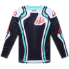 TROY LEE DESIGNS GP Pro Youth Jersey - Roller Fekete/Teal ifjúsági mez TROY LEE DESIGNS  Sisakok és ruházat Motocross ruházat Motocross mezek