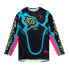 TROY LEE DESIGNS SE Ultra Membrane mez - fekete/sárga TROY LEE DESIGNS Bicikli alkatrészek Kerékpáros ruházat Kerékpáros mezek