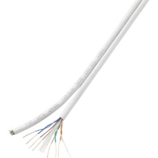 TRU COMPONENTS Hálózati kábel, CAT6 F/UTP DUPLEX 100m fehér, Tru Components (1567360) kábel és adapter