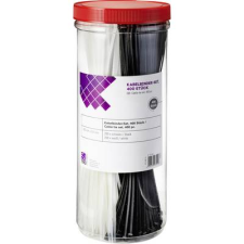 TRU COMPONENTS Kábelkötegelő készlet, 300 x 3,6 mm, színes, Tru Components (1572053) villanyszerelés