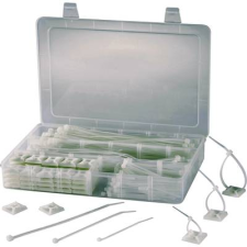 TRU COMPONENTS Kábelkötegelő készlet, 350 részes, Tru Components (1566420) villanyszerelés