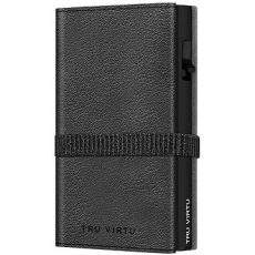 Tru Virtu pénztárca Click & Slide Strap Cross Nappa Fekete Fekete / Fekete