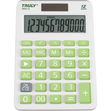 Truly Számológép Truly asztali 6002-12 zöld számológép