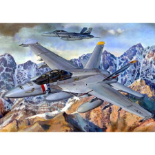 TRUMPETER 1/32 F/A-18F Super Hornet vadászgép modell makett