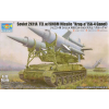 TRUMPETER 1/72 2K11A TEL és 9M8M Krug-a (SA-4 Ganef) szovjet lánctalpas rakéta indító modell