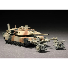 TRUMPETER 1/72 M1A1 tank modell aknamentesítő adapterrel makett