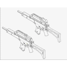  Trumpeter G36KE/36K 1:35 (00518) makett