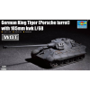 TRUMPETER King Tiger w/ 105mm kWh L/68 Porsche tank műanyag modell (1:72) (07161)