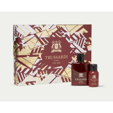 Trussardi Uomo The Red SET: edt 50ml + Szappan na fúzy a bradu 50ml kozmetikai ajándékcsomag