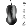 Trust Carve USB mouse Black (23733)