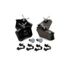 TRW fékbetét készlet 87,0mm,87mm,kopásjelző érintkezőhöz nincs előkészítve,tartozékokkal autóalkatrész