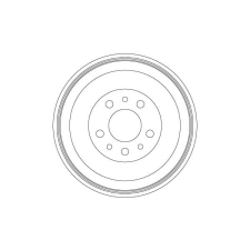 TRW fékdob TRW DB4563 autóalkatrész