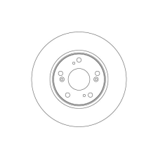 TRW féktárcsa TRW DF4610 autóalkatrész
